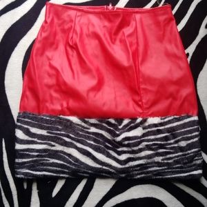 Leather skirt